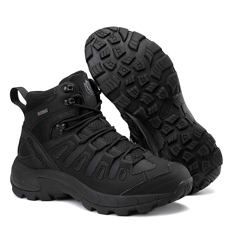 Men'S Shoes No Laces - Men Army Shoes Waterproof Male Military