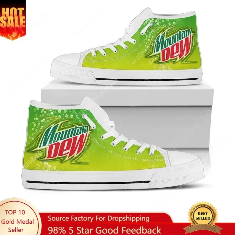 Mountain Dew High Top Shoes Me - Canvas Sneaker High recension och pris