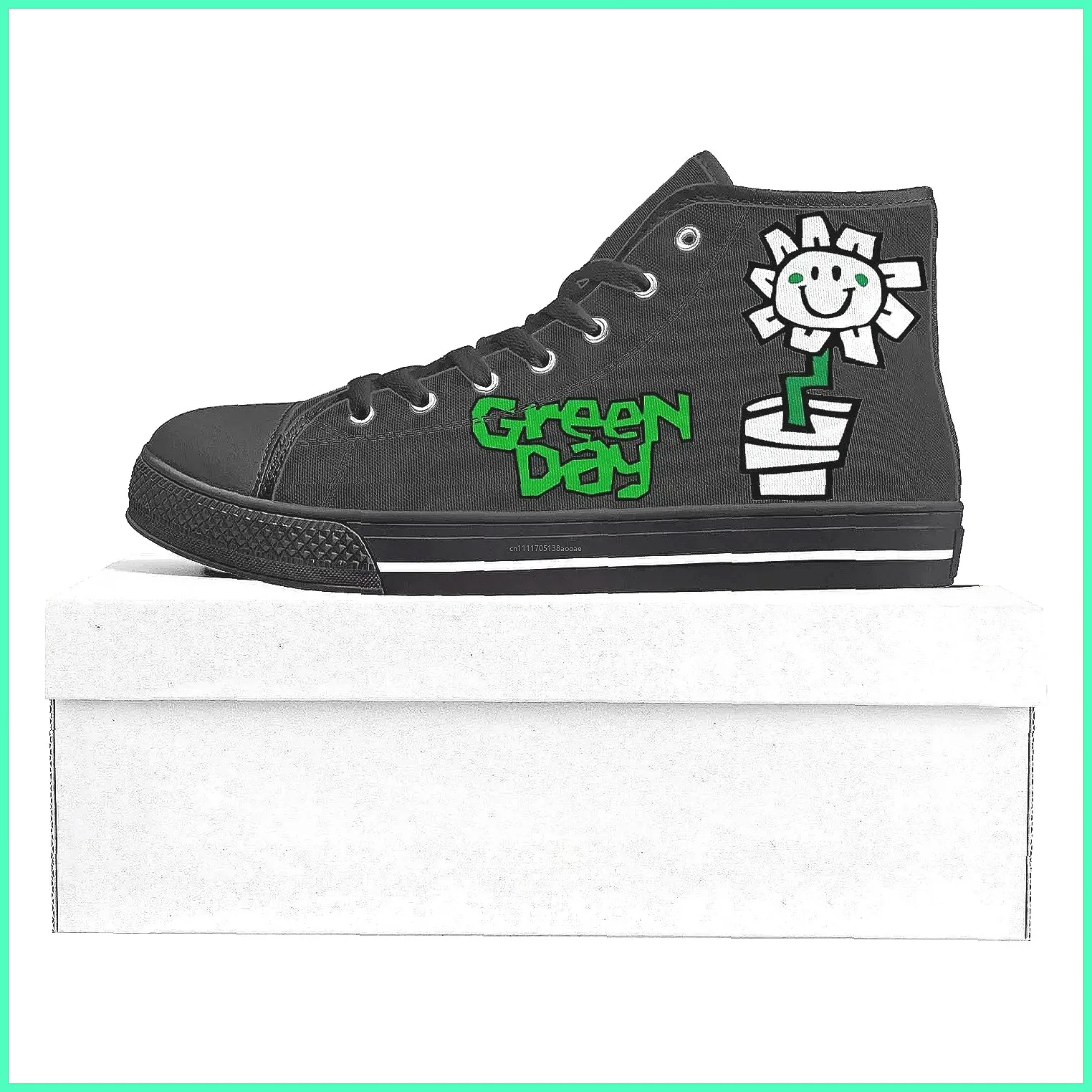 Custom Green Day Band High Top - Canvas Sneaker High recension och pris