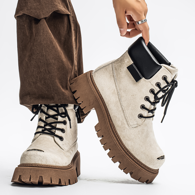 Classic High Top Boots Outdoor - Men'S Shoes No Laces recension och pris