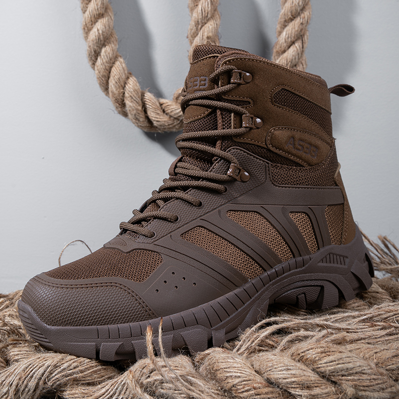Men Tactical Boots Lace Up Des - Men'S Shoes For Work recension och pris