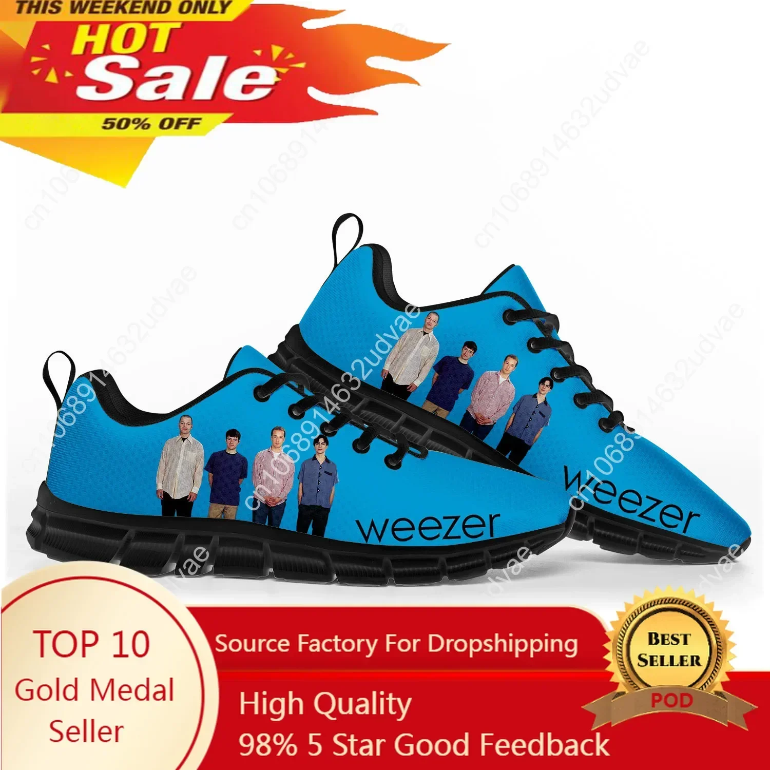 Weezer Sports Shoes Mens Women - Men Shoes Black recension och pris
