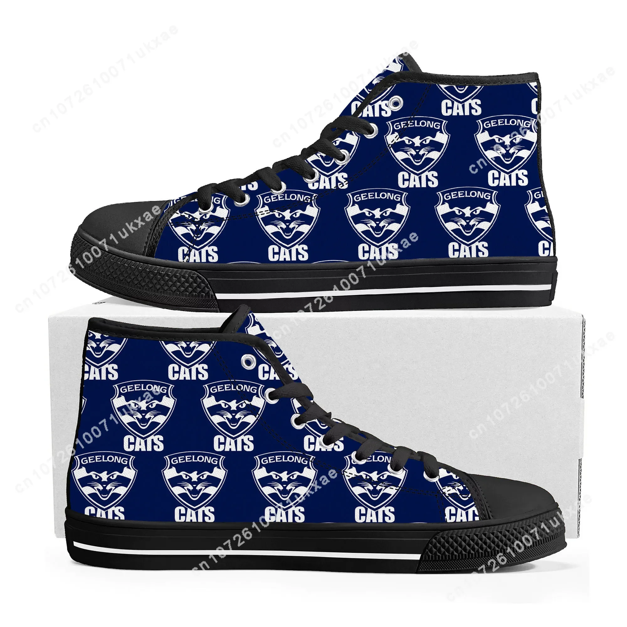 Geelong Cats Australian Footba - Canvas Sneaker High recension och pris