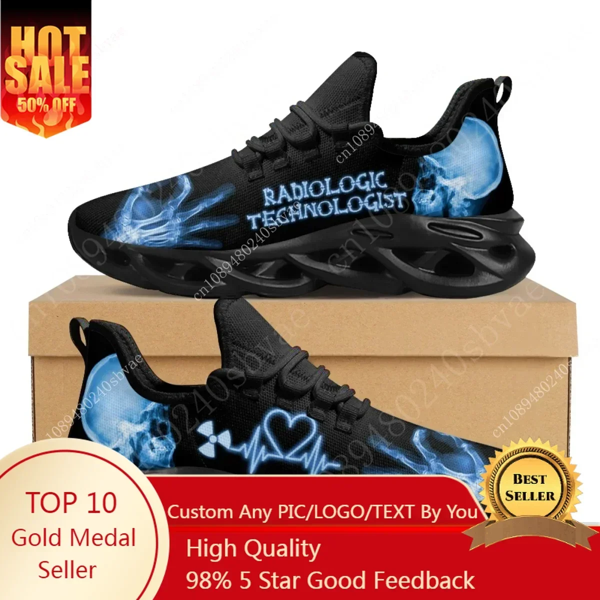 Radiologic Technologist Sneake - Men'S Shoes No Laces recension och pris