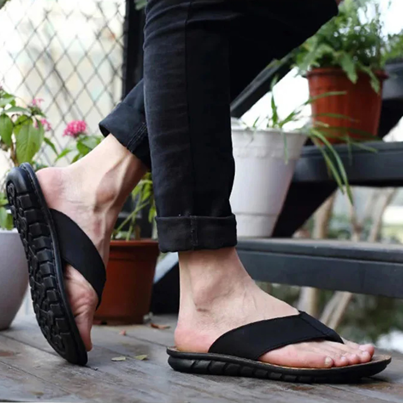 Summer Shoes Men Slippers Genu - Flip Flop Beach Men recension och pris