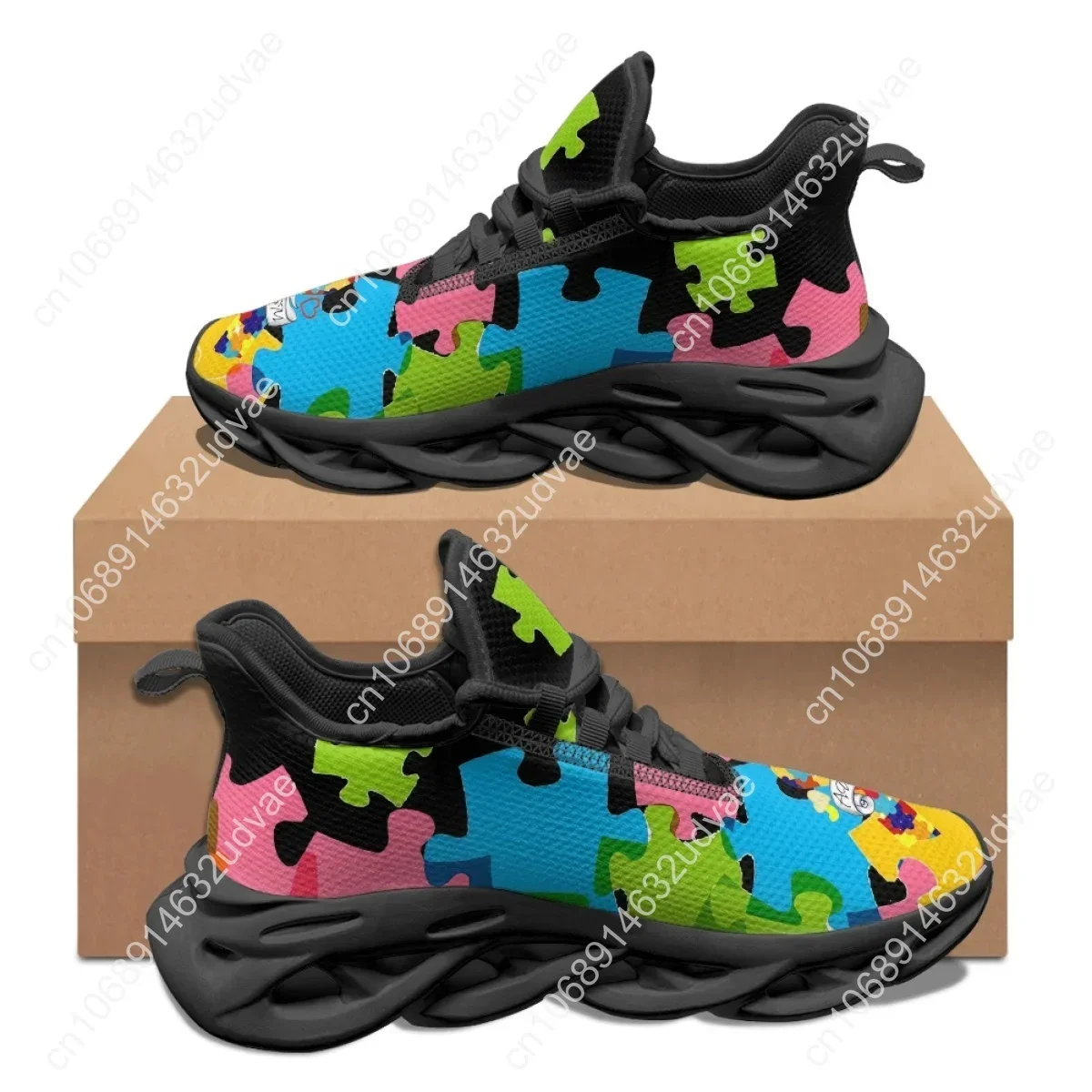 Autism Awareness Sports Runnin - Men'S Shoes No Laces recension och pris