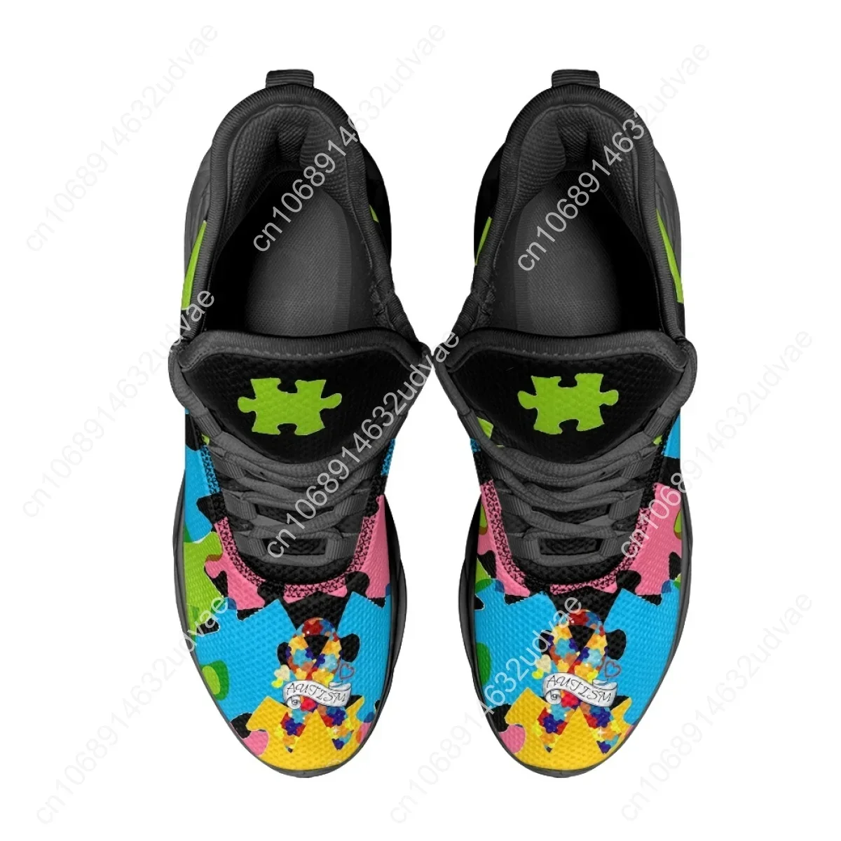 Autism Awareness Sports Runnin - Men'S Shoes No Laces recension och pris