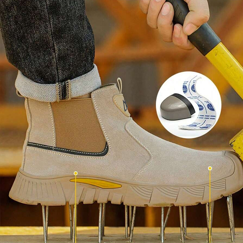 Wear Resistant Durable Steel T - Men'S Shoes No Laces recension och pris