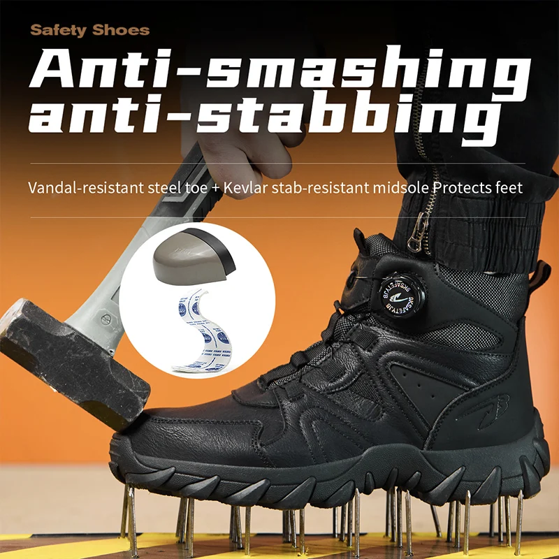 New Men's Safety Boots Work Bo - Men'S Shoes For Work recension och pris