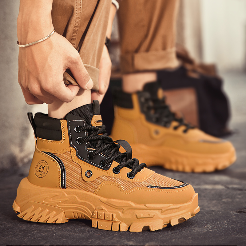 New Autumn Men Breathable High - Men'S Shoes For Work recension och pris