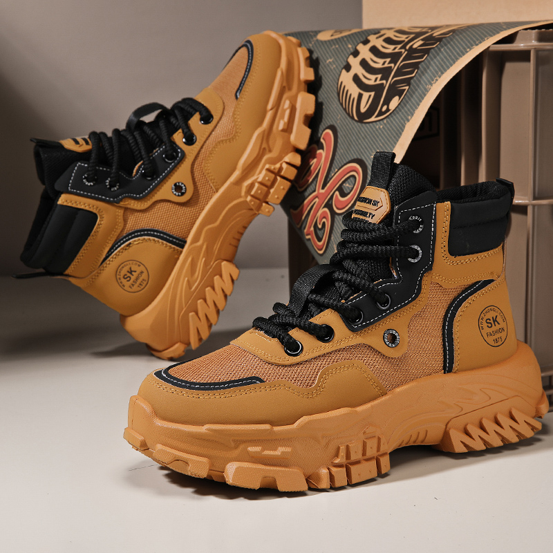 New Autumn Men Breathable High - Men'S Shoes For Work recension och pris
