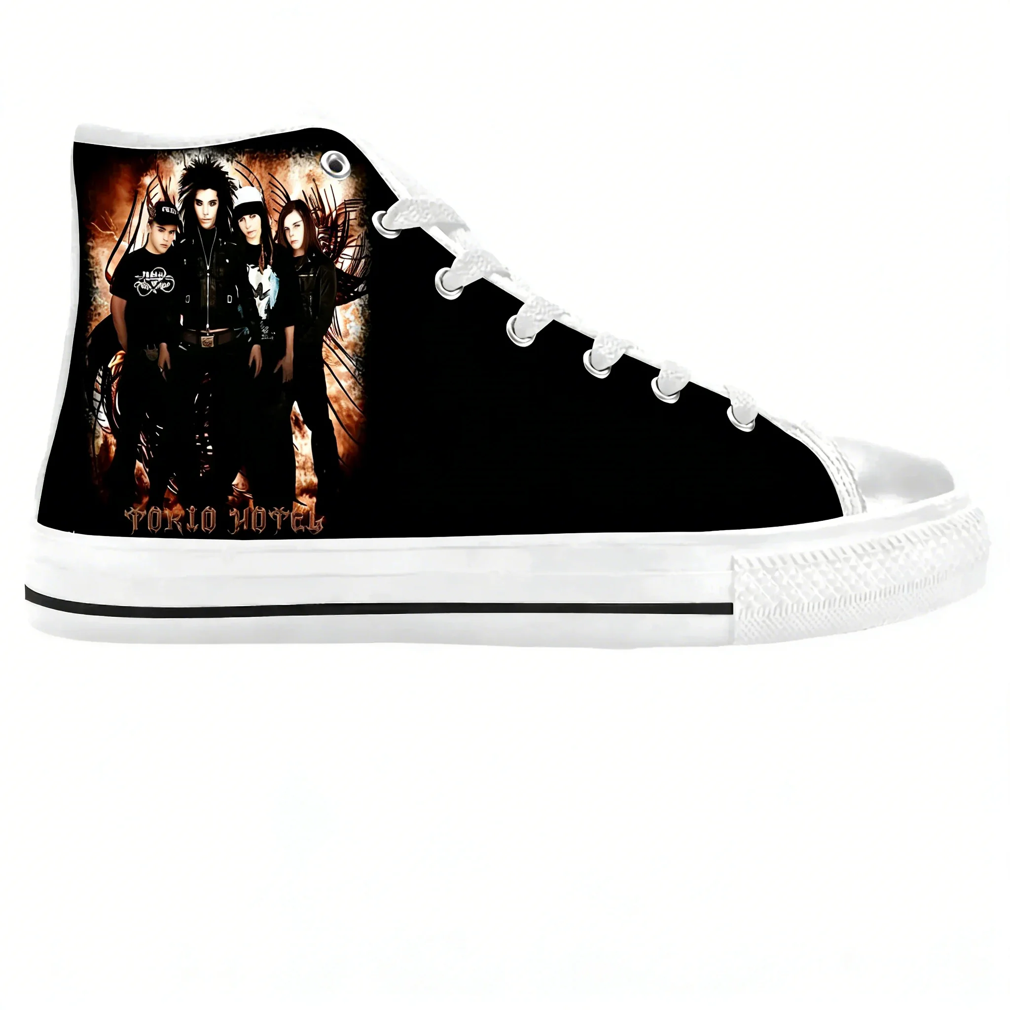 Hotel Rock Band Music Singer C - Canvas Sneaker High recension och pris